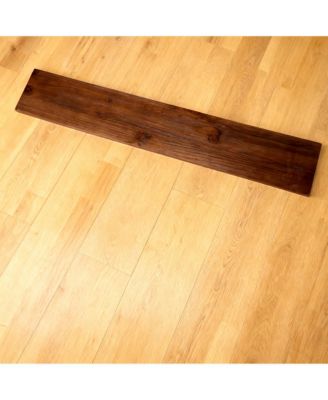 Solid Pine Walnut Floating Shelves: 48" Long, 50lbs Capacity