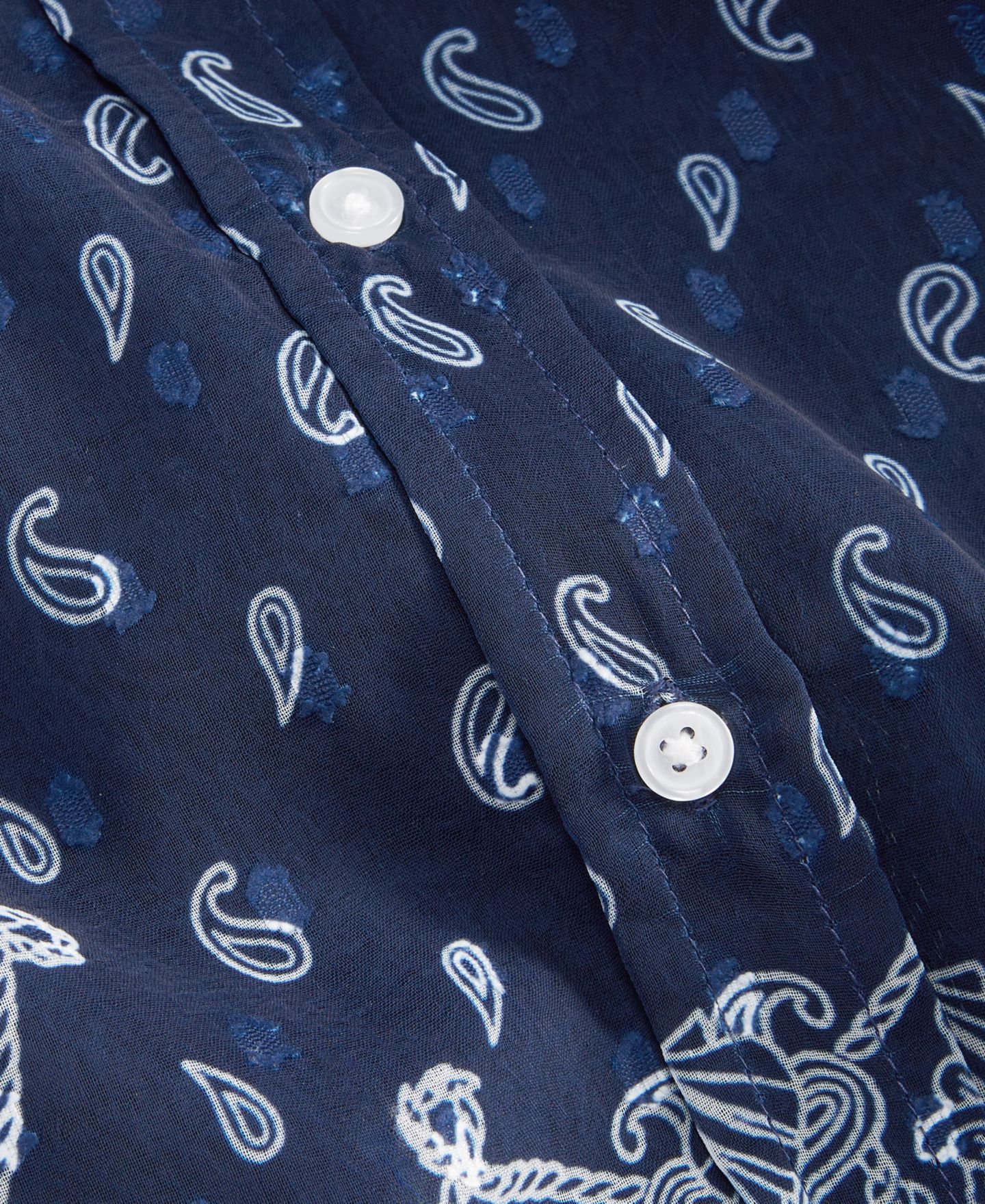 Женское платье On 34th Bandana-Print Tie-belt Shirtdress, цвет: Синий комбинированный — фото 6