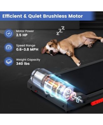 2.5HP Under Desk Treadmill with Remote Control and LED Display