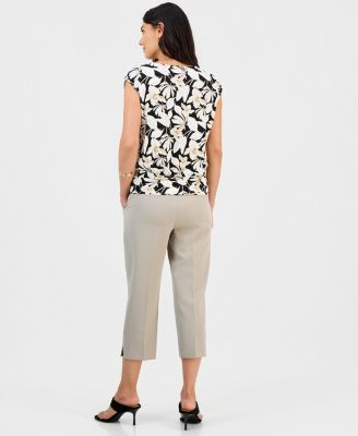 Petite Capri Slim Trousers