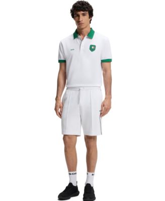 Men's Paddy Mexico Flag Trim Polo Shirt