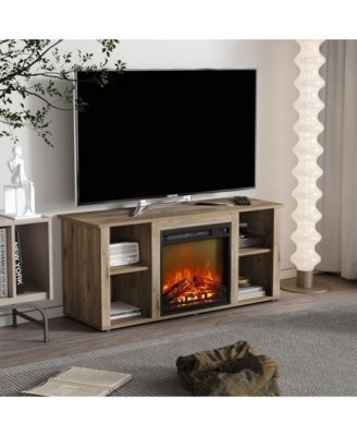 Modern Electric Fireplace TV Stand for TVs Up to 55"