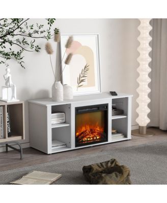 Modern Electric Fireplace TV Stand for TVs Up to 55"