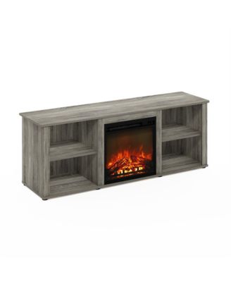 Modern Fireplace TV Stand for TVs up to 65" with 1400W Electric Fireplace