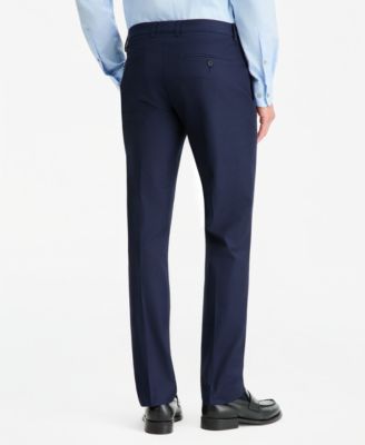 calvin klein navy blue dress pants Men's Blazer