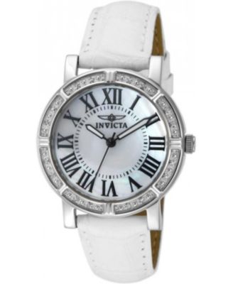 Women's 12641 Wildflower Quartz Mother of Pearl Dial Watch