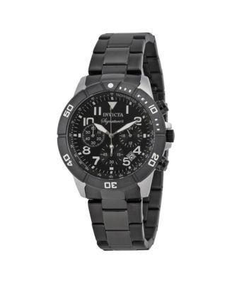 Men's 7351 Signature Quartz Chronograph Dial Watch