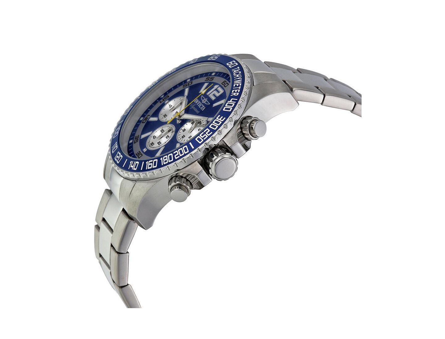Мужские часы Invicta 7407 Signature Quartz Chronograph Dial, цвет: Серебряный — фото 2