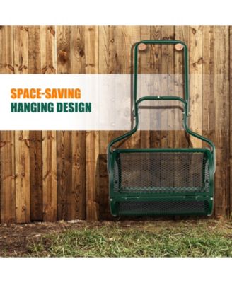 24 in Peat Moss Spreader with Side Latches and Handle