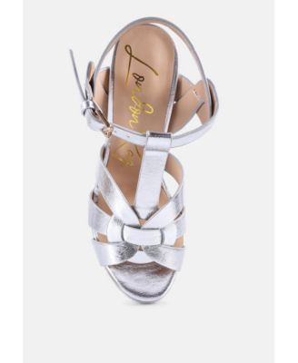 social fly platform sandal