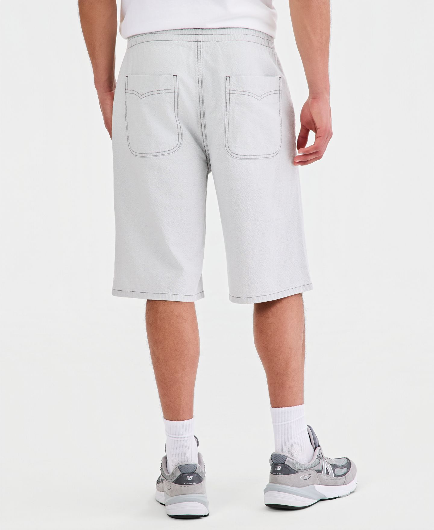 Мужские шорты Sun + Stone Lisbon Cotton Pull-On, цвет: Варёный — фото 3