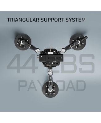 Hydra Articulating Car Mounting System with 3x 4.5" Electronic Suction Cup