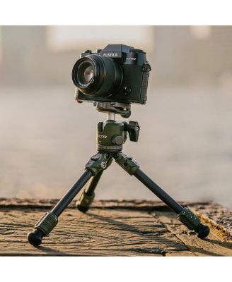 Tabletop Ball Head with 1-Stage Carbon Fiber Tripod Legs, Snow White