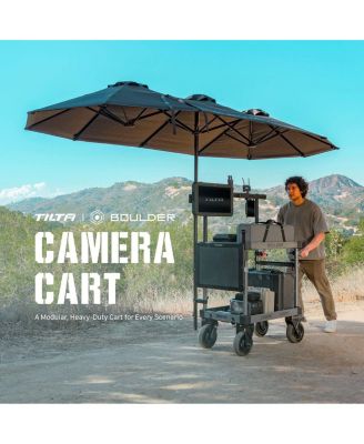 36" Aluminum Boulder Camera Cart, Gray