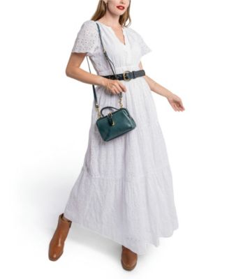 Doctor Small Leather Crossbody Satchel Bag