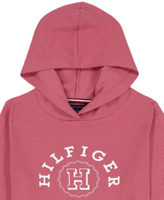 Girls 7-16 Long-Sleeve Rib Popover Hoodie