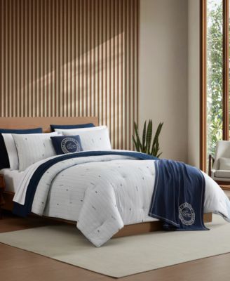 Logo Stripe 2-Pc. Comforter Sets, Twin