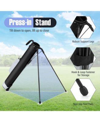 Lightweight Golf Stand Bag Par 3 and Executive Courses Carry Bag Shoulder Strap