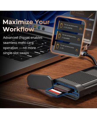 Multifunctional CFexpress Type A Card Reader and Storage Case