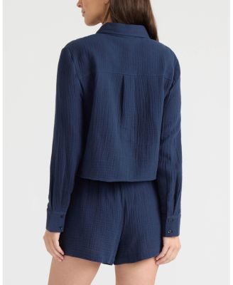 Women's Double Gauze Button Front Shirt