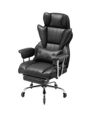 Executive Office Chair, 400lb Capacity, Ergonomic Reclining Chair with Footrest