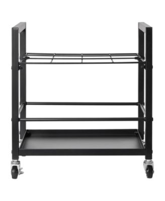 Blueprint Storage Rack, 12 Slots with Wheels, Mobile Blueprint Holder for Office