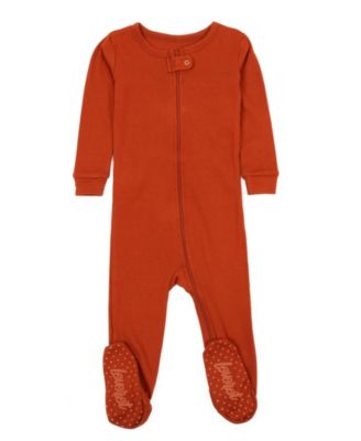 Toddler Matching Family One Piece Footed Cotton Long Sleeve Pajamas