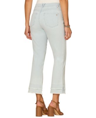 Petite Mid-Rise Flared Leg Jeans