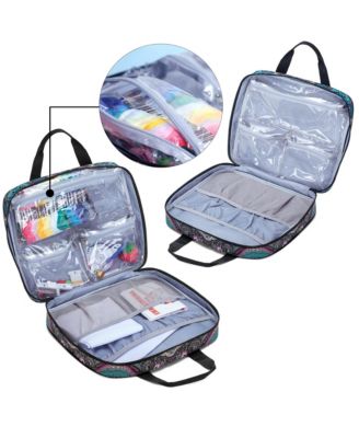 Embroidery Kit Project Bag Portable Craft Carry Case Starter Supplies Storage Cross Beginners Adults Totem