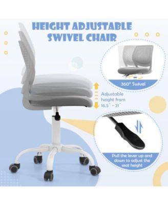 Ergonomic Adjustable-Height Mesh Children Study Chair