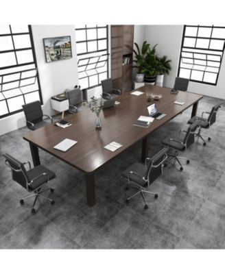 Ergonomic Leathaire Office Chair with Rocking Backrest and Adjustable Height