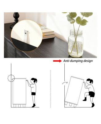 Wood Dresser Chest of Drawer With 6 Drawers