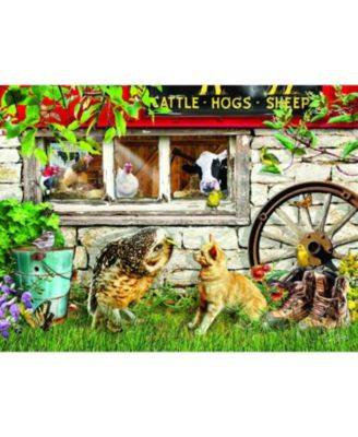 Owl and Pussycat 1000 piece Jigsaw Puzzle for Adults