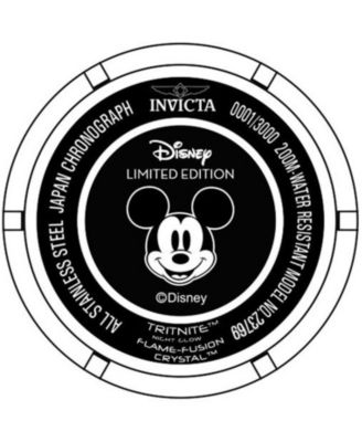 Men's 23769 Disney Limited Edition Mickey Mouse Quartz Chronograph Dial Watch