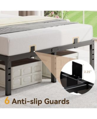 Queen Bed Frame, Metal Platform Bed Frame with 14inch Underbed Storage, No Box Spring Needed, Heavy Duty
