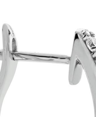 Diamond Hoop Earrings (1/2 ct. t.w.) in 14k White or Yellow Gold