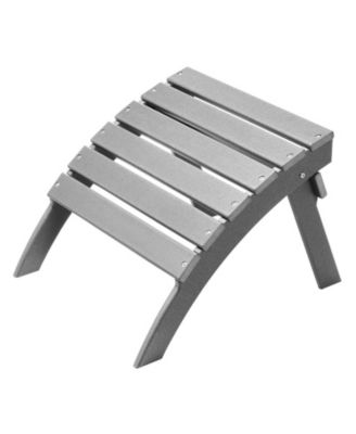 Adirondack Ottoman 21.5L x 18.9W in HDPE Plastic Weather-Resistant Foldable