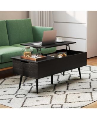 Coffee Table Lift Top with 2 Hidden Compartments