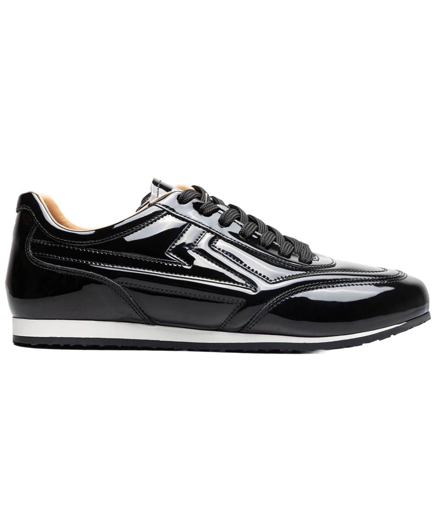 Мужские кроссовки Stacy Adams Action 150 Sporty Lace-Up, цвет: Чёрный лаковый — фото 2