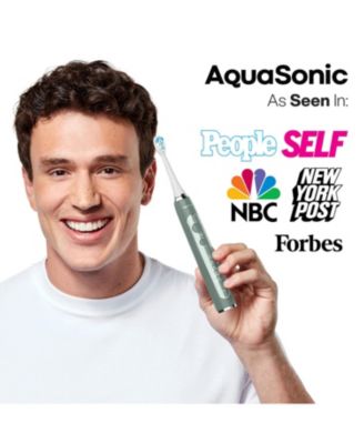 Elite Rechargeable Electric Toothbrush Set - ADA Accepted, 5 Modes, Travel Case, 8 Brush Heads