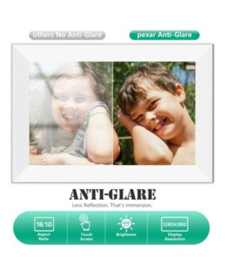 by Lexar 10.1" WiFi Digital Photo Frame | HD Anti-Glare Touch Display | Share Photos/Videos via App | Perfect for Gifting