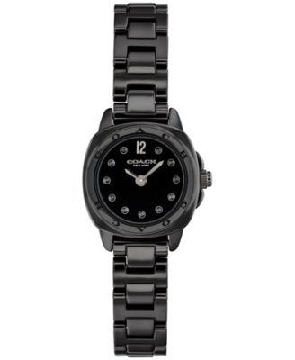Women's Kitt Black Ceramic Bracelet Watch, 21mm