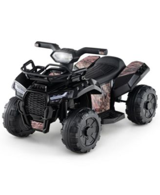 6V Kids ATV Quad Electric Ride On Car with LED Light and MP3-Solid