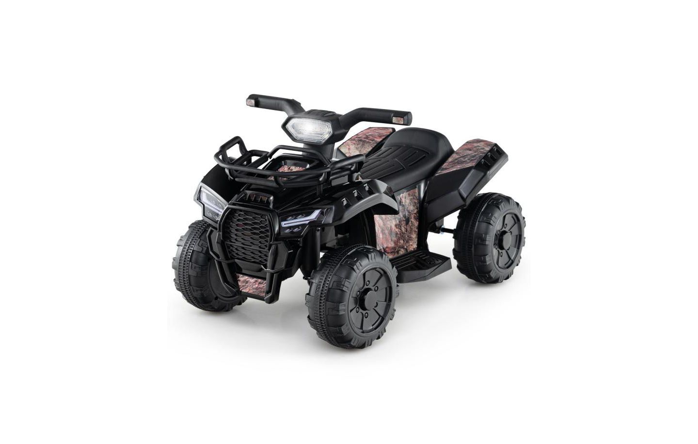 Детская игрушка HONGGE 6V Kids ATV Quad Electric Ride-On with LED Light, Ages 18-36 Months, цвет: Чёрный — фото 1