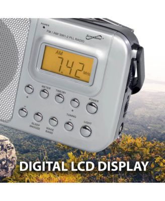 4 Band AM/FM/SW1-2 PLL Radio - Silver