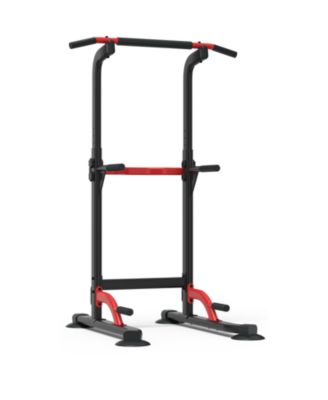 Pull Up Dip Station For Home Gym Strength Training Height Adjustable Free Standing