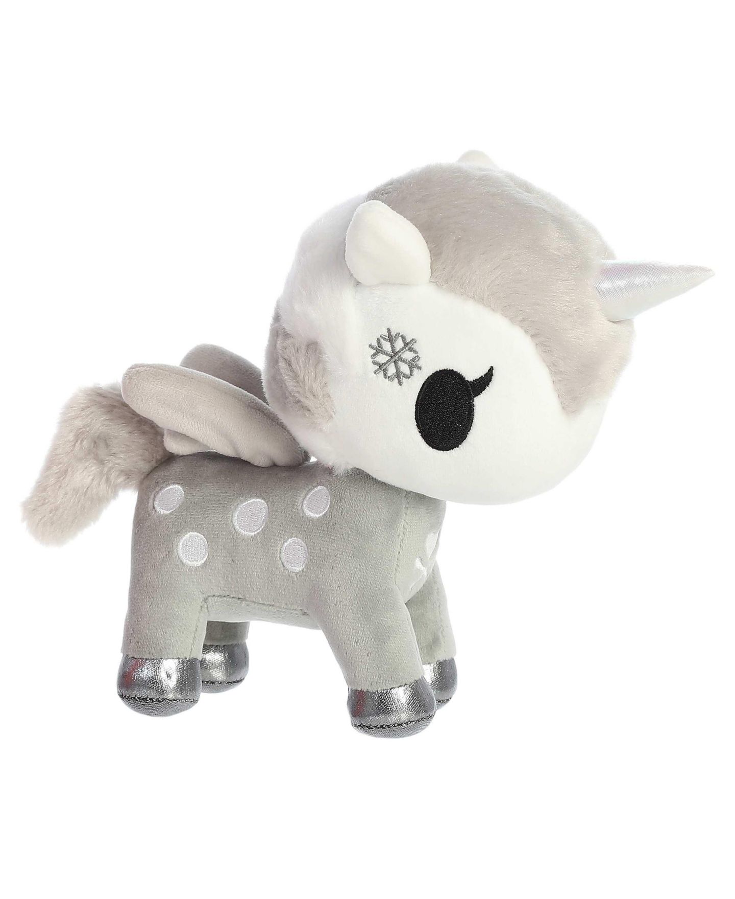 Детская мягкая игрушка Aurora Small Toki Mochi Sky Unicorno Snowballs tokidoki Enchanting Plush Toy — фото 1