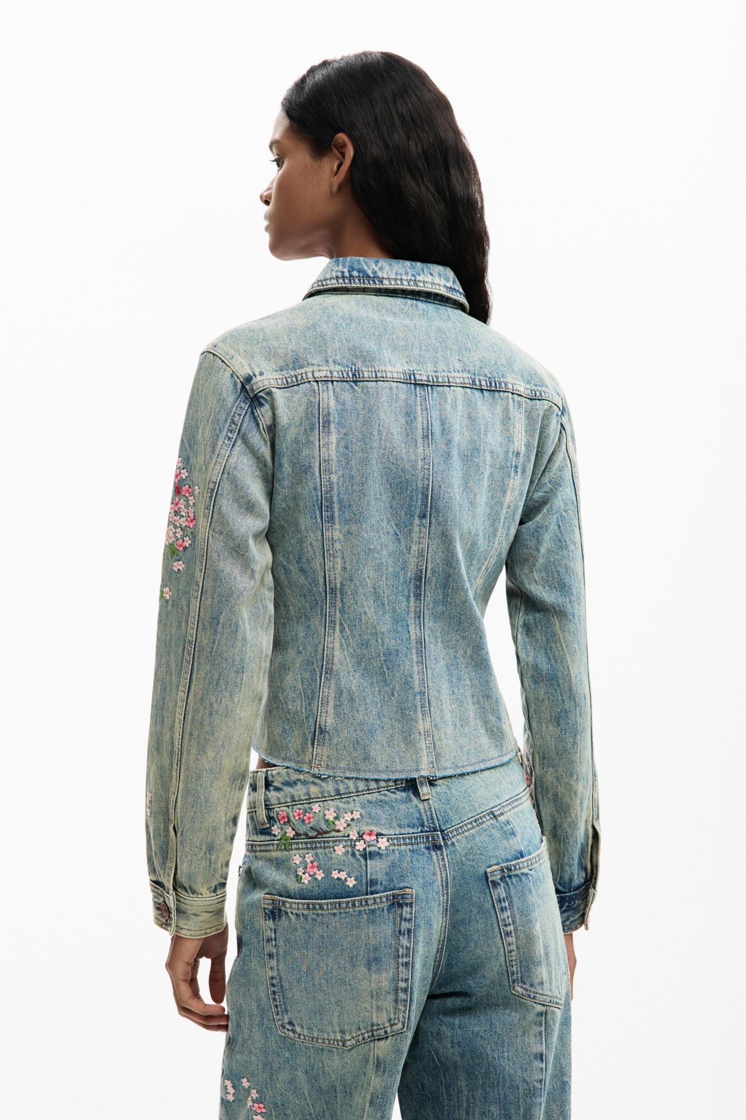 Women's Embroidered denim jacket