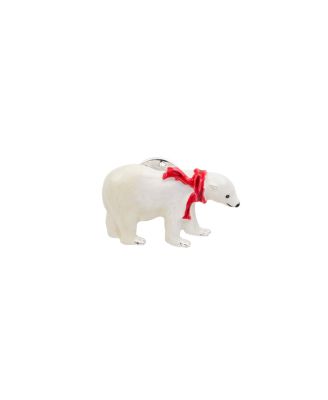 Cosy Polar Bear Enamel Brooch