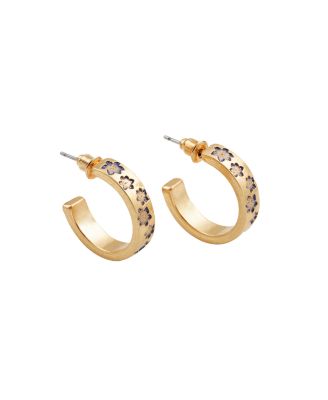 Nightshade Gold Hoop Earrings